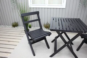 Edilma KlappUtebord 65 cm - Kaffesvart - Products - Utemöbler & utemiljö - Utebord & trädgårdsbord - Matbord utomhus