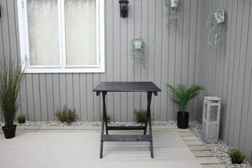 Edilma KlappUtebord 65 cm - Kaffesvart - Products - Utemöbler & utemiljö - Utebord & trädgårdsbord - Matbord utomhus