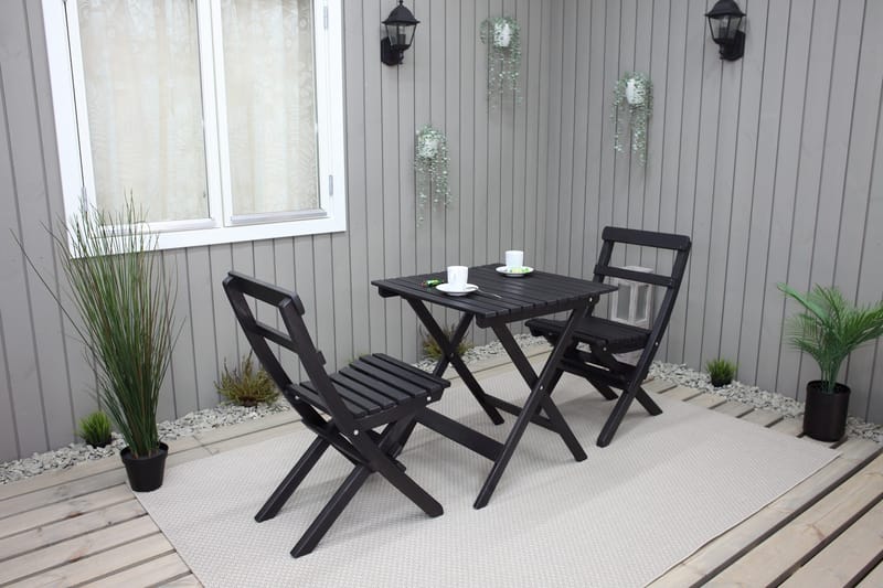 Edilma KlappUtebord 65 cm - Kaffesvart - Products - Utemöbler & utemiljö - Utebord & trädgårdsbord - Matbord utomhus