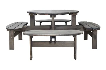 Frankfurt picknikbord - brun - grålaserad - Products - Utemöbler & utemiljö - Utebord & trädgårdsbord - Picknickbord