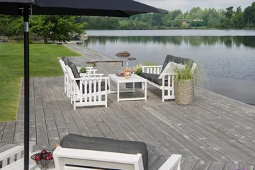 Hillerstorp Gotland Bord 60x120 cm - Vit - Products - Utemöbler & utemiljö - Utebord & trädgårdsbord - Matbord utomhus