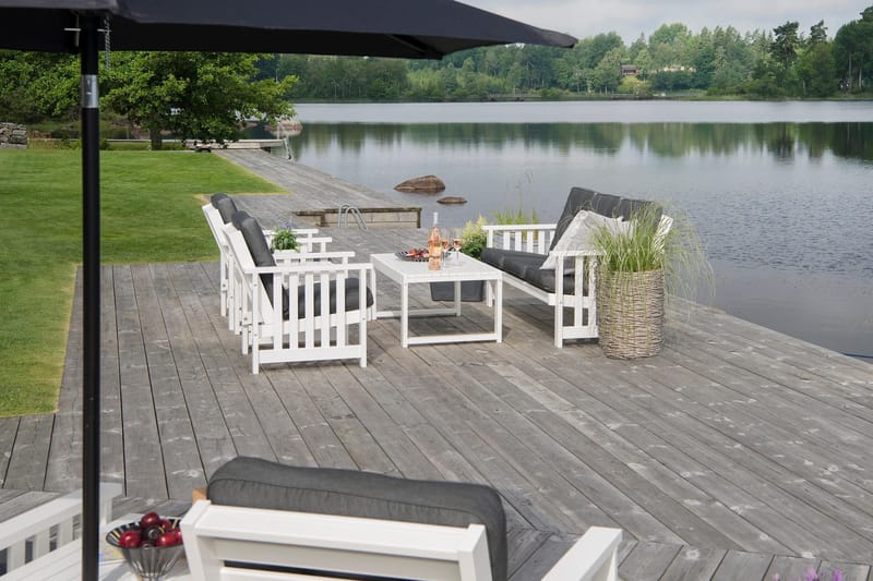Hillerstorp Gotland Bord 60x120 cm - Vit - Products - Utemöbler & utemiljö - Utebord & trädgårdsbord - Matbord utomhus