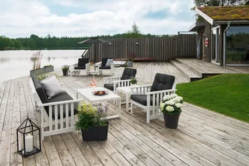 Hillerstorp Gotland Bord 60x120 cm - Vit - Products - Utemöbler & utemiljö - Utebord & trädgårdsbord - Matbord utomhus