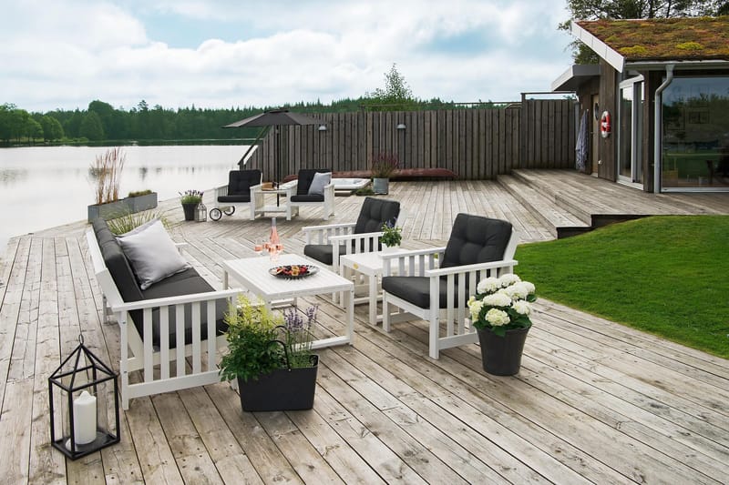 Hillerstorp Gotland Bord 60x120 cm - Vit - Products - Utemöbler & utemiljö - Utebord & trädgårdsbord - Matbord utomhus