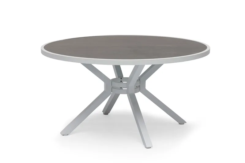 Hillerstorp Hånger Matbord Utomhus 140 cm Rund Vit, Hillerstorp