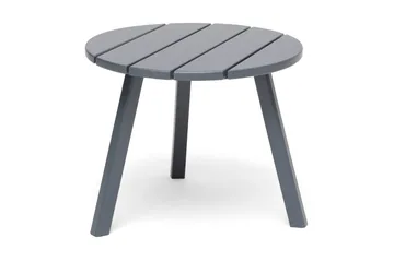 Hillerstorp Tennessee Runt Sidobord och BlomUtebord Utomhus 50 cm Trä - Grå - Products - Utemöbler & utemiljö - Utebord & trädgårdsbord - Sidobord utomhus