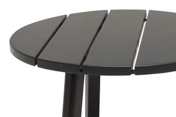 Hillerstorp Tennessee Runt Sidobord Utomhus 50 cm Trä Furu - Svart - Products - Utemöbler & utemiljö - Utebord & trädgårdsbord - Loungebord & soffbord utomhus