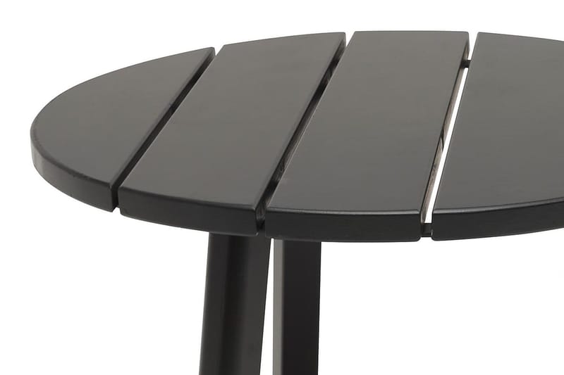 Hillerstorp Tennessee Runt Sidobord Utomhus 50 cm Trä Furu - Svart - Products - Utemöbler & utemiljö - Utebord & trädgårdsbord - Loungebord & soffbord utomhus