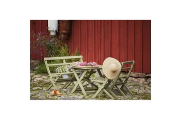 Hillerstorp Torpet Utebord 109x67 cm Antikgrön - Antikgrön - Products - Utemöbler & utemiljö - Utebord & trädgårdsbord - Matbord utomhus