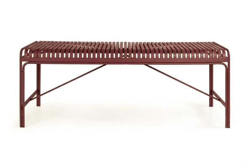 Jarva Rektangulärt Matbord Utomhus 90x200 cm i Metall - Röd - Products - Utemöbler & utemiljö - Utebord & trädgårdsbord - Matbord utomhus