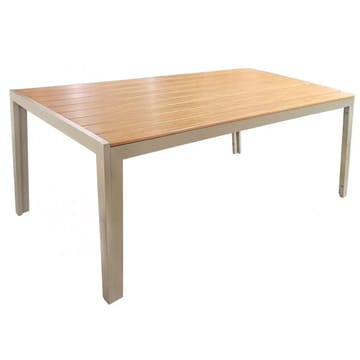 Las Vegas matbord 205x90cm - Beige / Ek aintwood - Beige / Ek aintwood - Products - Utemöbler & utemiljö - Utebord & trädgårdsbord - Matbord utomhus