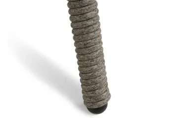 Marcus Stort Runt Matbord Utomhus 140 cm – Utebord i konstrotting med glasskiva för Uteplats och Trädgård - Grå - Products - Utemöbler & utemiljö - Utebord & trädgårdsbord - Matbord utomhus