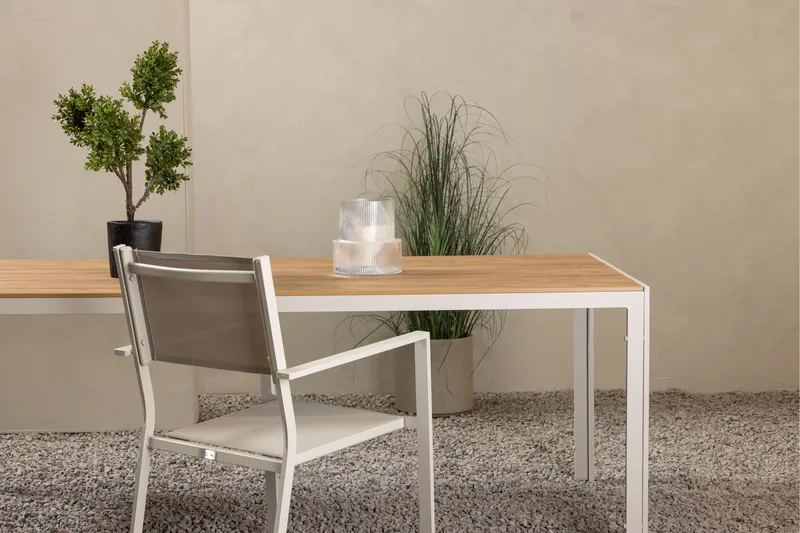 Break Matbord Utomhus 90x205 cm - Beige - Products - Utemöbler & utemiljö - Utebord & trädgårdsbord - Matbord utomhus