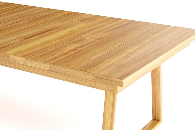 Menorca Stort Rektangulärt Matbord i trä Utomhus 100x240 cm - Teak / Natur - Products - Utemöbler & utemiljö - Utebord & trädgårdsbord - Matbord utomhus