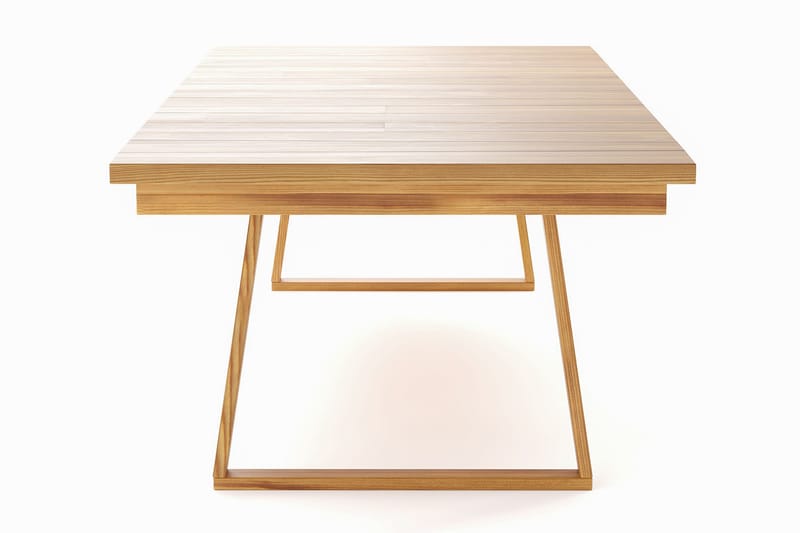 Menorca Stort Rektangulärt Matbord i trä Utomhus 100x240 cm - Teak / Natur - Products - Utemöbler & utemiljö - Utebord & trädgårdsbord - Matbord utomhus