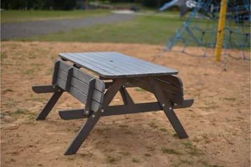 Nancie Picknickbord 158 cm - Grå - Products - Utemöbler & utemiljö - Utebord & trädgårdsbord - Picknickbord