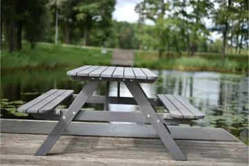 Nancie Picknickbord 158 cm - Grå - Products - Utemöbler & utemiljö - Utebord & trädgårdsbord - Picknickbord