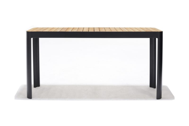 Portals Matbord Utomhus 143 cm - Svart/Trä - Products - Utemöbler & utemiljö - Utebord & trädgårdsbord - Matbord utomhus