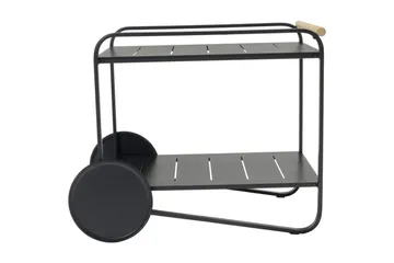 Portals RullUtebord och Serveringsvagn Utomhus 92 cm - Svart - Products - Utemöbler & utemiljö - Utebord & trädgårdsbord - Sidobord utomhus