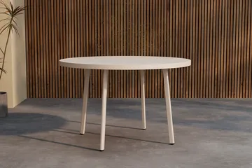 Runt matbord Giardini 120 cm Utomhus - Beige - Products - Utemöbler & utemiljö - Utebord & trädgårdsbord - Matbord utomhus