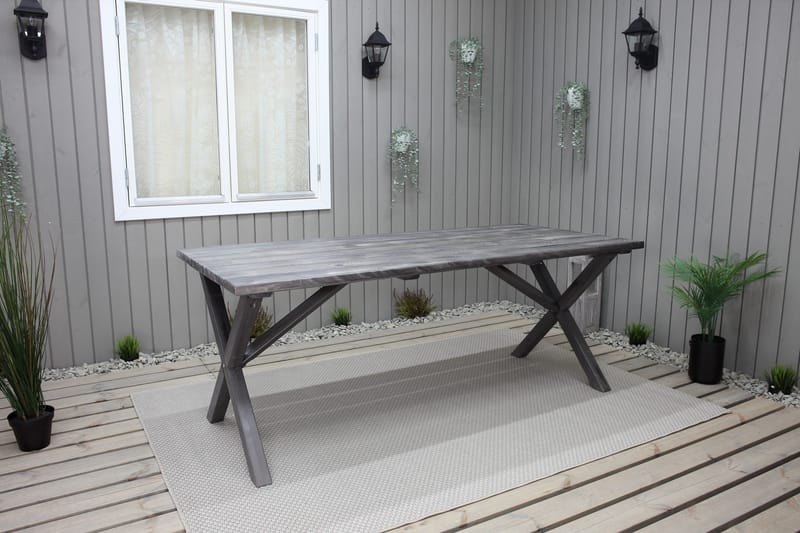 Scottsdale Fasta Matbord Utomhus 190 cm - Grå - Products - Utemöbler & utemiljö - Utebord & trädgårdsbord - Matbord utomhus