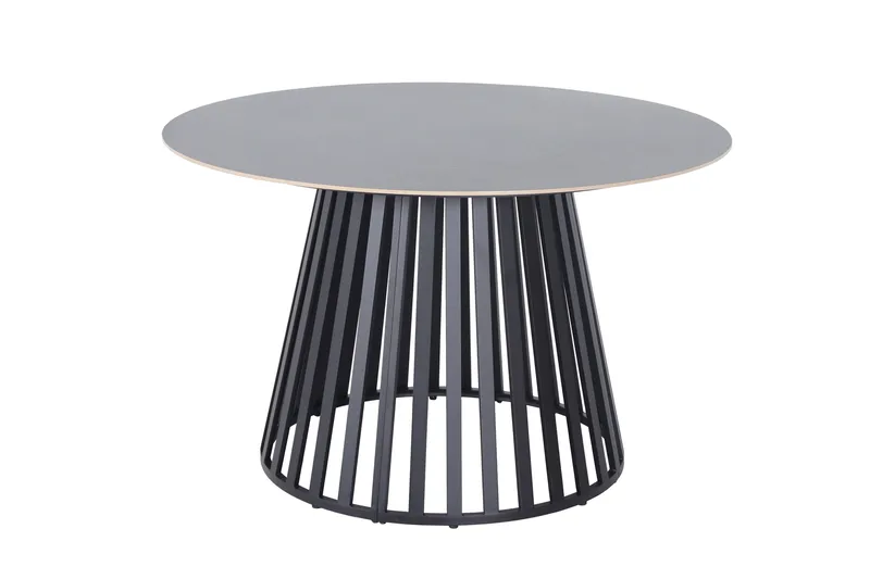 Sensi Runt Matbord utomhus 120 cm i metall - Svart - Products - Utemöbler & utemiljö - Utebord & trädgårdsbord - Matbord utomhus