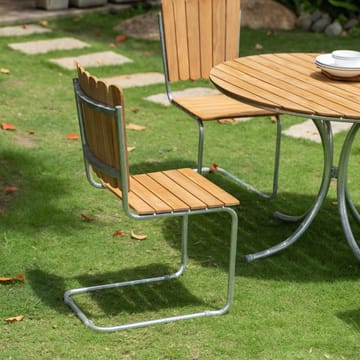 Teakbord Ø110 cm - Möllan - Teak / Galvaniserat stål - Products - Utemöbler & utemiljö - Utebord & trädgårdsbord - Matbord utomhus