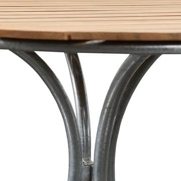 Teakbord Ø110 cm - Möllan - Teak / Galvaniserat stål - Products - Utemöbler & utemiljö - Utebord & trädgårdsbord - Matbord utomhus