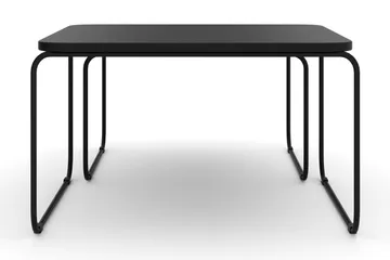 Usteryd Fyrkantigt satsbord utomhus 70x41x70 cm i stål / Metall - Svart - Products - Utemöbler & utemiljö - Utebord & trädgårdsbord - Loungebord & soffbord utomhus