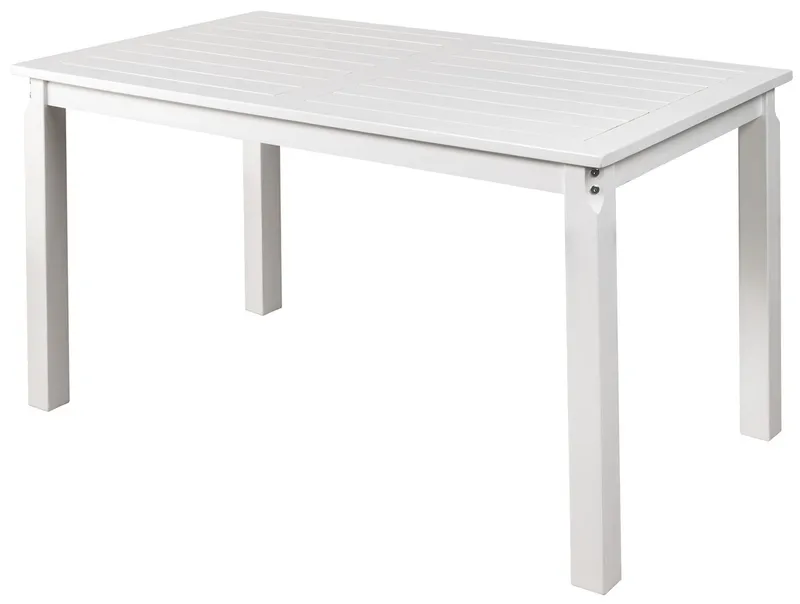 Utematbord Bohus 135 cm, Vit