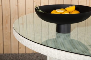 Volta Matbord Utomhus 150 Rund - Vit - Products - Utemöbler & utemiljö - Utebord & trädgårdsbord - Matbord utomhus