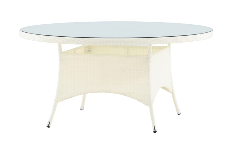Volta Matbord Utomhus 150 Rund - Vit - Products - Utemöbler & utemiljö - Utebord & trädgårdsbord - Matbord utomhus