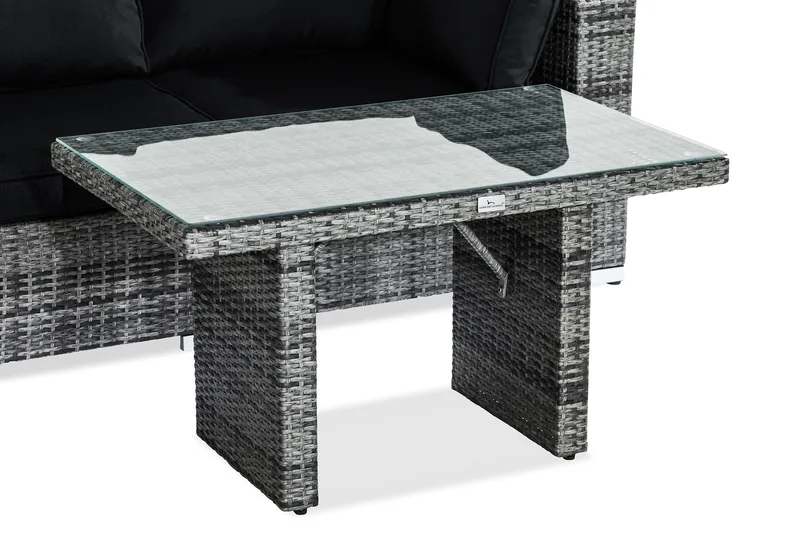 Bahamas Loungegrupp 2-sits - Grå Bord - Products - Utemöbler & utemiljö - Utegrupp - Cafegrupp & cafeset