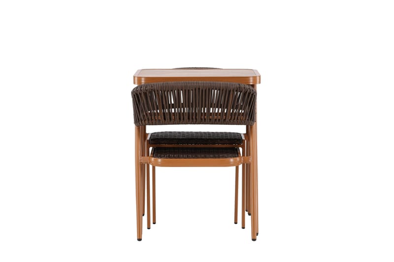 Amadora Balkonggrupp 2-sits - Brun - Products - Utemöbler & utemiljö - Utegrupp - Cafegrupp & cafeset