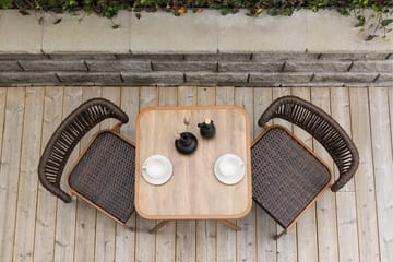 Amadora Balkonggrupp 2-sits - Brun - Products - Utemöbler & utemiljö - Utegrupp - Cafegrupp & cafeset