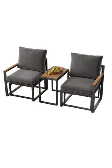 Linto Trädgårdsloungeset 64x68x64 cm - Grå - Products - Utemöbler & utemiljö - Utegrupp - Cafegrupp & cafeset