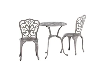 Nandin Balkonggrupp 2-sits - Silver - Products - Utemöbler & utemiljö - Utegrupp - Cafegrupp & cafeset