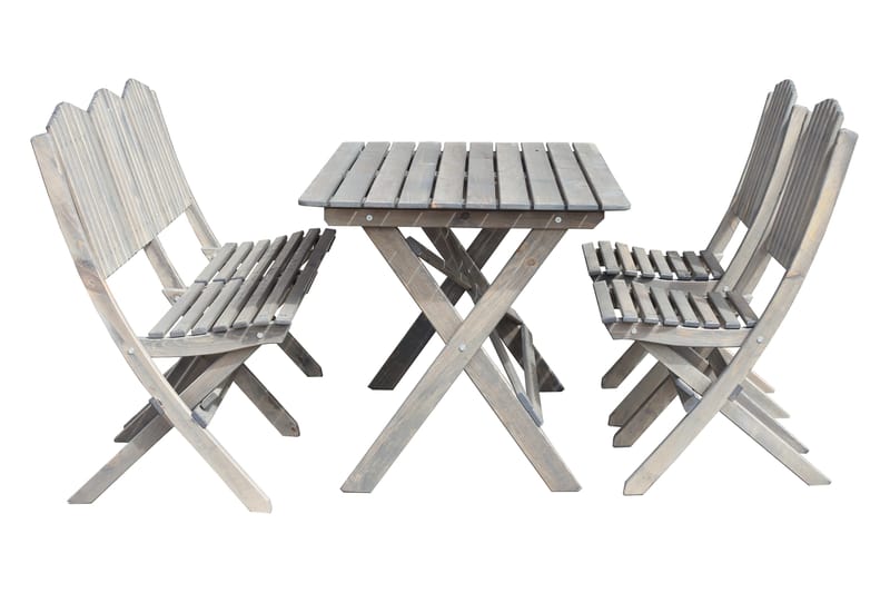 Delpino Soffgrupp Utomhus - Grå - Products - Utemöbler & utemiljö - Utegrupp - Matgrupp utomhus