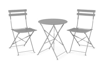 Fiori Balkongset 52 cm - Grå - Products - Utemöbler & utemiljö - Utegrupp - Cafegrupp & cafeset
