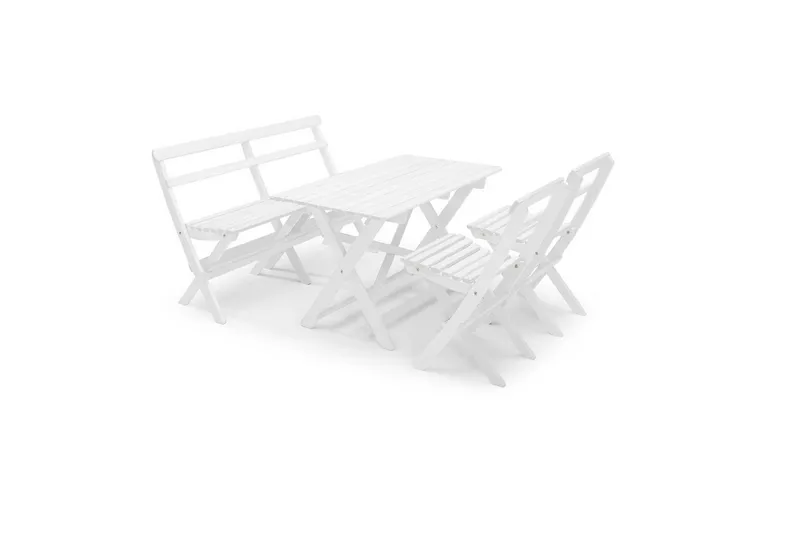 Hillerstorp Torpet Matgrupp Utomhus, Vit
