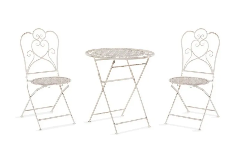 Hubscher Balkongset - Beige - Products - Utemöbler & utemiljö - Utegrupp - Cafegrupp & cafeset