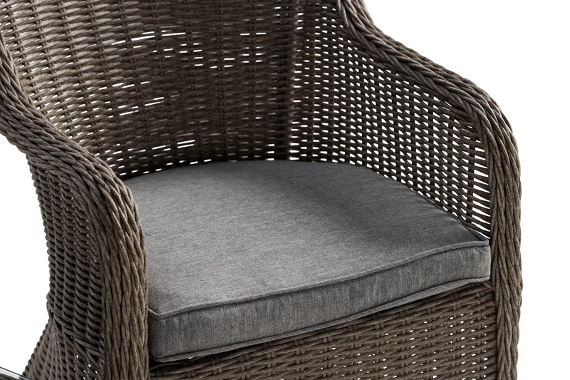 Marcus Caféset med 2 Light Fåtöljer m Dyna - Grå - Products - Utemöbler & utemiljö - Utegrupp - Cafegrupp & cafeset