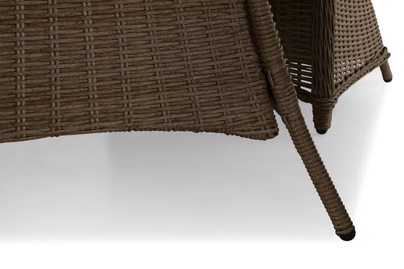 Marcus Matgrupp 140 Rund + 4 Fåtöljer m Dyna - Natur - Products - Utemöbler & utemiljö - Utegrupp - Matgrupp utomhus