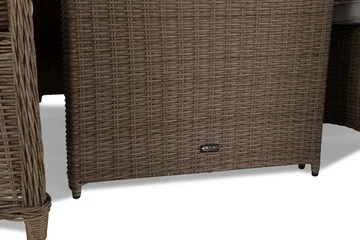 Marcus Matgrupp 200 + 6 Fåtöljer m Dyna - Natur - Products - Utemöbler & utemiljö - Utegrupp - Matgrupp utomhus