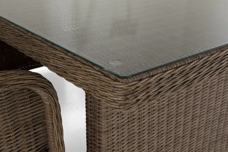 Marcus Matgrupp Utomhus 200 + 4 Fåtöljer m Dyna - Natur - Products - Utemöbler & utemiljö - Utegrupp - Matgrupp utomhus