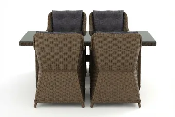 Marcus utomhus matgrupp 160x90 cm med 4 Marcus utefåtöljer - Natur - Products - Utemöbler & utemiljö - Utegrupp - Matgrupp utomhus