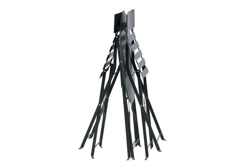 Marseille Caféset Rund Ø60 cm + 2 Matstolar Utomhus - Mörkgrå - Products - Utemöbler & utemiljö - Utegrupp - Cafegrupp & cafeset