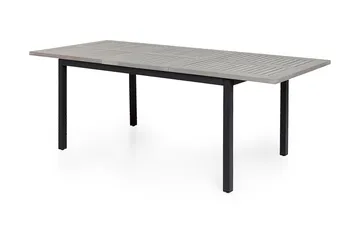 Monaco Matgrupp Utomhus 152-210 + 6 Jenny Ställbar Fåtölj - Svart/Grå - Products - Utemöbler & utemiljö - Utegrupp - Matgrupp utomhus