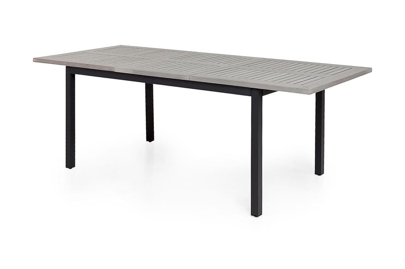 Monaco Matgrupp Utomhus 152-210 + 6 Jenny Ställbar Fåtölj - Svart/Grå - Products - Utemöbler & utemiljö - Utegrupp - Matgrupp utomhus