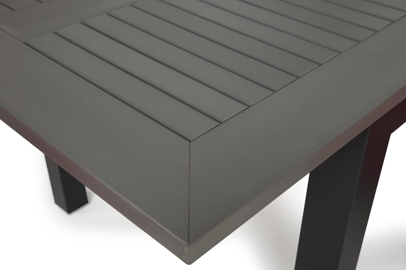 Monaco Matgrupp Utomhus 152-210 + 6 Positionsstolar - Svart/Svart - Products - Utemöbler & utemiljö - Utegrupp - Matgrupp utomhus